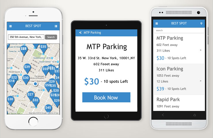 hybrid parking app