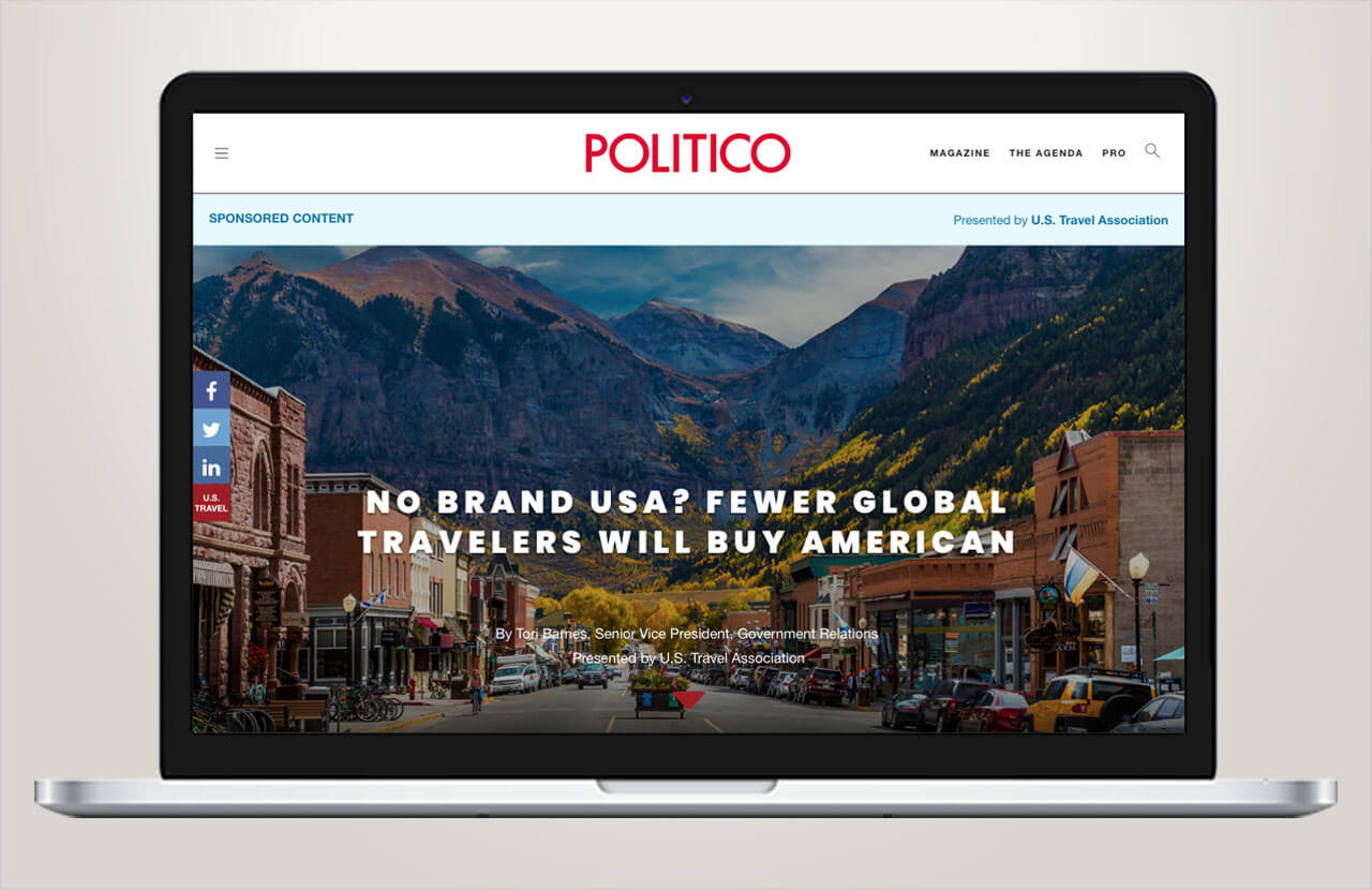 Politico Sponsored Content websites